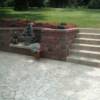 Random stone stamp patio